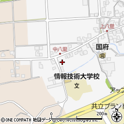 石川県小松市上八里町庚周辺の地図
