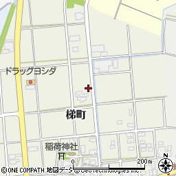 石川県小松市梯町ヘ76-1周辺の地図