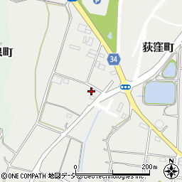 群馬県前橋市荻窪町424周辺の地図