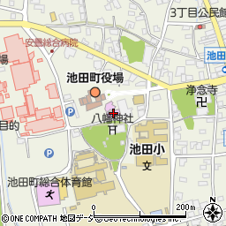 池田町文化財資料館周辺の地図