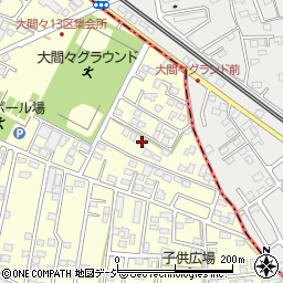 日本空手道身学館大間々道場周辺の地図