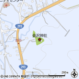会沢神社周辺の地図