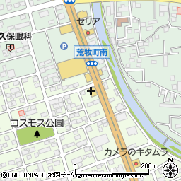 快活CLUB前橋上小出店周辺の地図