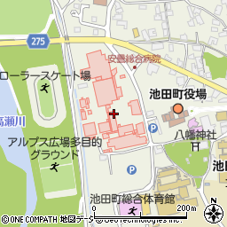 ファミリーマートＪＡ大北あづみ病院店周辺の地図
