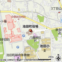 池田町　役場振興課周辺の地図