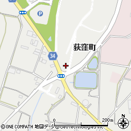 群馬県前橋市荻窪町703周辺の地図