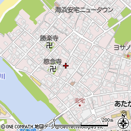 石川県小松市安宅町ワ周辺の地図