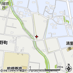 群馬県前橋市清野町381周辺の地図