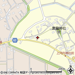 茨城県水戸市上河内町629-1周辺の地図