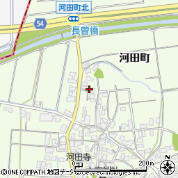 石川県小松市河田町ワ周辺の地図