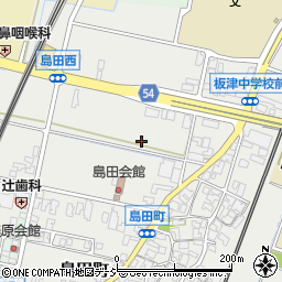 石川県小松市島田町周辺の地図