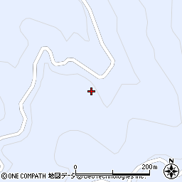 富山県富山市八尾町切詰周辺の地図