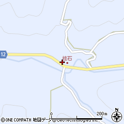 長野県東筑摩郡筑北村坂井桂石氷室周辺の地図