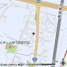 栃木県下野市下石橋483-7周辺の地図