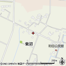 栃木県真岡市東沼311周辺の地図