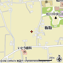 長野県北安曇郡松川村板取122周辺の地図