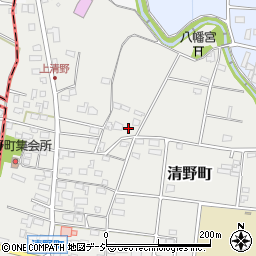 群馬県前橋市清野町316周辺の地図