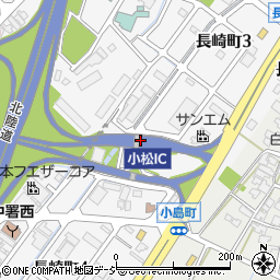 石川県小松市長崎町庚周辺の地図