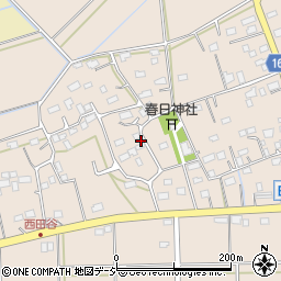 茨城県水戸市田谷町周辺の地図