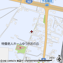 栃木県下野市下石橋487-2周辺の地図