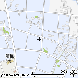 群馬県前橋市上青梨子町周辺の地図