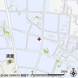 群馬県前橋市上青梨子町周辺の地図