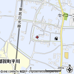 栃木県栃木市都賀町家中2163-7周辺の地図