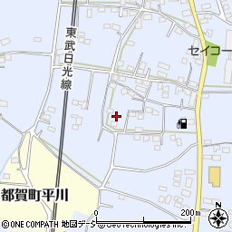 栃木県栃木市都賀町家中2163-10周辺の地図