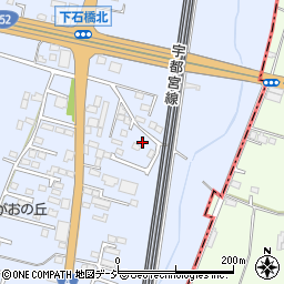 栃木県下野市下石橋187周辺の地図