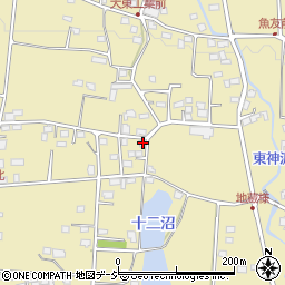 群馬県前橋市大前田町1550-33周辺の地図