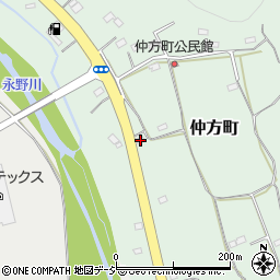 栃木県栃木市仲方町147周辺の地図