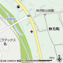 栃木県栃木市仲方町160周辺の地図