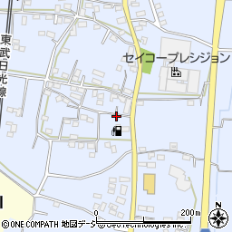 栃木県栃木市都賀町家中2174-4周辺の地図