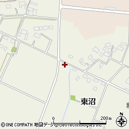 栃木県真岡市東沼197周辺の地図