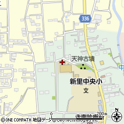 新里中央小学校放課後児童クラブ周辺の地図