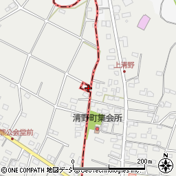 群馬県前橋市清野町2810-2周辺の地図