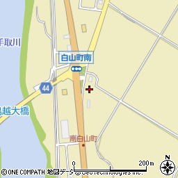 石川県白山市白山町ヘ周辺の地図