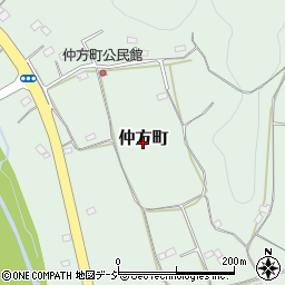 栃木県栃木市仲方町225周辺の地図