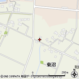 栃木県真岡市東沼196周辺の地図