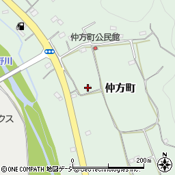 栃木県栃木市仲方町203周辺の地図