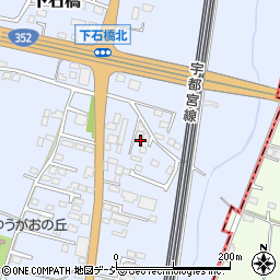 栃木県下野市下石橋183周辺の地図