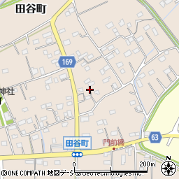 茨城県水戸市田谷町265周辺の地図
