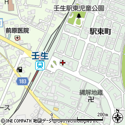 栃木県下都賀郡壬生町駅東町5周辺の地図