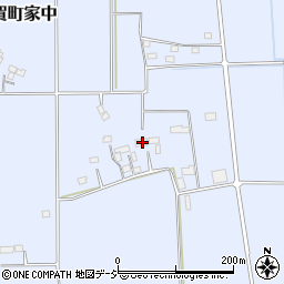 栃木県栃木市都賀町家中1272周辺の地図