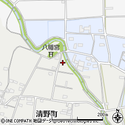 群馬県前橋市清野町349周辺の地図