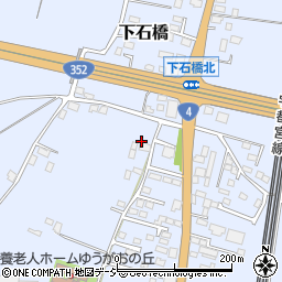 栃木県下野市下石橋461-1周辺の地図