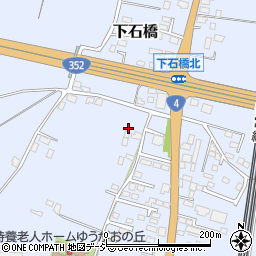 栃木県下野市下石橋459-2周辺の地図