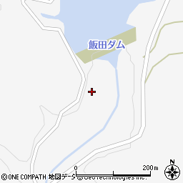 飯田ダム周辺の地図