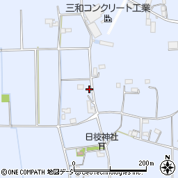 栃木県栃木市都賀町家中666周辺の地図