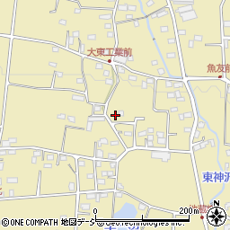 群馬県前橋市大前田町1706-1周辺の地図